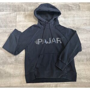 Pajar Canada Black Hoodie Sweatshirt Hood Hooded Men's Large *read*